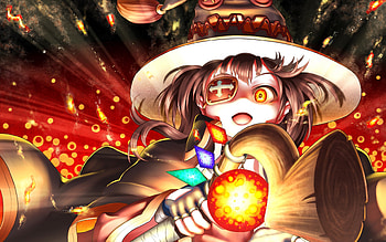 Megumin, anime, anime-girl HD wallpaper