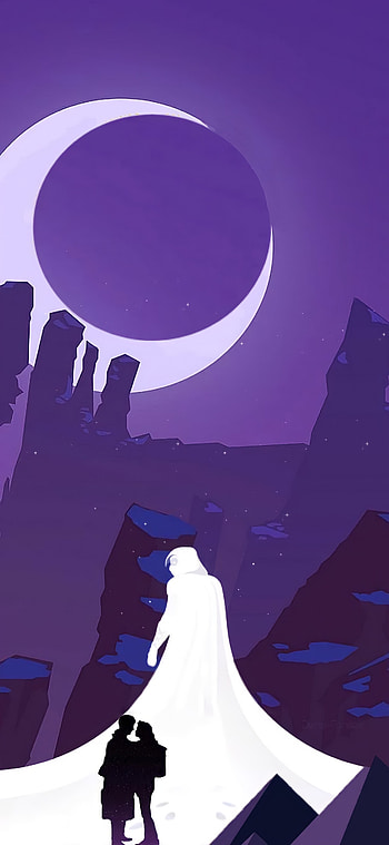 Moon Knight, sky, marvel, comics, moonknight, purple, stars, prymids HD phone wallpaper