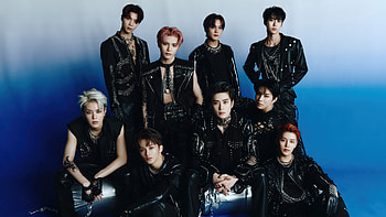 NCT, Black outfits, Stylish fashion, South Korean charm HD wallpaper