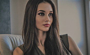 ღ, model, pretty, woman, brunette HD wallpaper