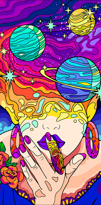 Expanding Mind, art, drawing HD phone wallpaper