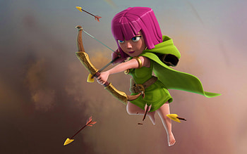 Clash of Clans Archer : Fearless in Battle, video game, Clash of Clans, supercell, archer HD wallpaper