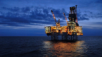 Oil Rig, Offshore HD wallpaper