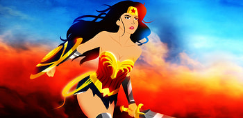 Superhero, Wonder Woman, artwork HD wallpaper