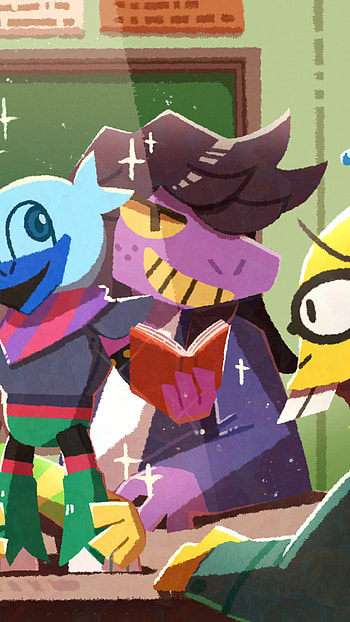 Deltarune Classroom Crew – Vibrant Tribute, video game, deltarune HD phone wallpaper