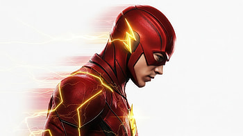 Scarlet Speedster Flash, flash, superheroes, artwork, art, digital-art, ai, white HD wallpaper