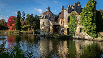 Scotney, Castles HD wallpaper