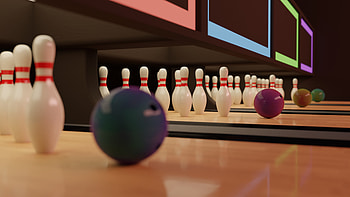 Finished bowling alley, Show completion, Strike highlights, Bowler's pride HD wallpaper