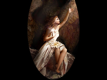 Perse, girl, fantasy, female HD wallpaper