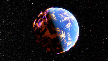 Exoplanet Xz A25, space, star, exoplanet, alien HD wallpaper