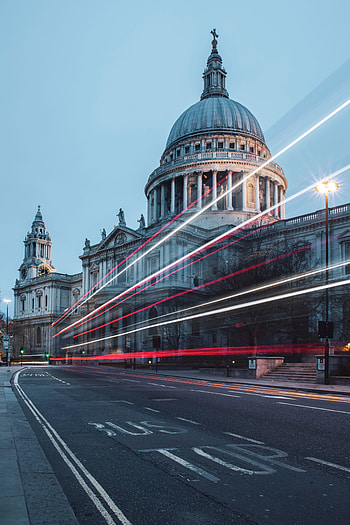Cities, Architecture, Building, Lights, Long Exposure, Old, Street, Dome HD phone wallpaper