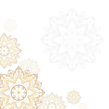 premium vector of Golden mandala on white background vector 555673. Eid card designs, Eid , Mandala background, Islamic White HD phone wallpaper
