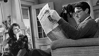 Scout and Atticus, To Kill a Mockingbird (1962) HD wallpaper