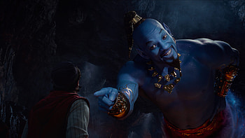 Will Smith, Genie, Aladdin 2019 HD wallpaper