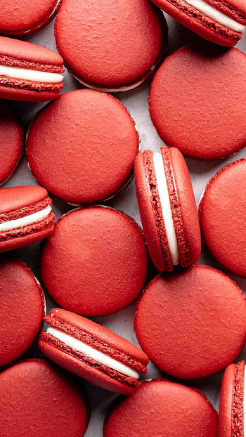 Red Aesthetic, Cookies HD phone wallpaper