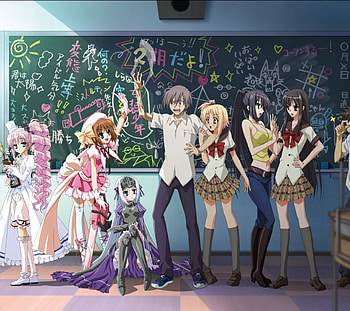 Haruna (Is This A Zombie), Is This A Zombie?, Anime, Eucliwood Hellscythe, Ayumu Aikawa, Yuki Yoshida, Sarasvati (Is This A Zombie), Chris (Is This A Zombie) HD wallpaper