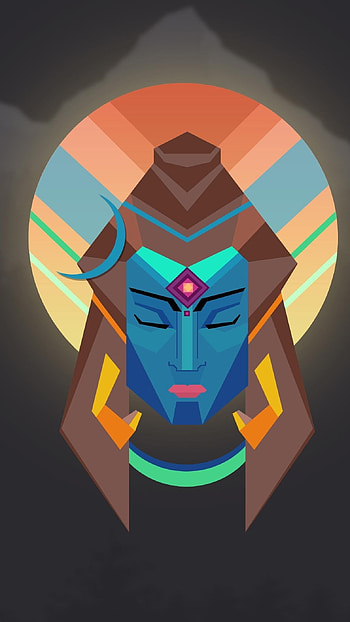 Shiva , Creative, , h d, painting HD phone wallpaper
