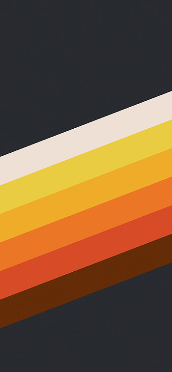 Orange Stripes, apple, colorfulness, 13promax, 14promax, , mac HD phone wallpaper