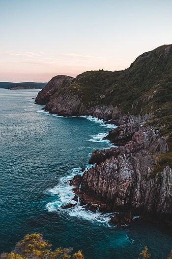 Nature, Water, Sea, Rocks, View From Above, Cliff HD phone wallpaper