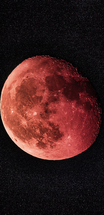 Lunar eclipse mystique, Astral conjunction, Night sky spectacle, Celestial magic HD phone wallpaper