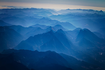 Shades Of Blue , nature, sky HD wallpaper