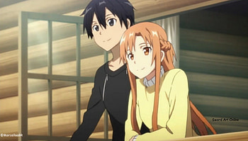 couple, other, , sword art online, anime HD wallpaper