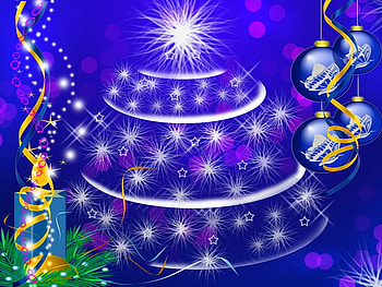 Christmas background, background, decoration, holiday, candle, christmas, balls, new year HD wallpaper