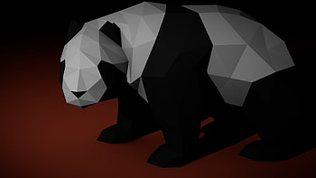 Low poly animal artwork, Artistic animal , Creative animal design, Digital animal representation HD wallpaper