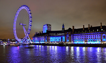 London Eye, Captivating sight, background, Travel inspiration HD wallpaper
