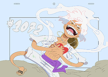 One Piece Episode 1072, Monkey D. Luffy, Gear 5 (One Piece), Anime, One Piece HD wallpaper