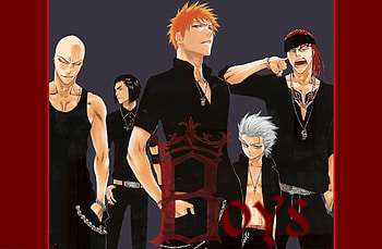 Bleach Boys, , bleach, boys, red HD wallpaper