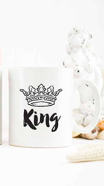 King Queen, Coffee Mug, White HD phone wallpaper