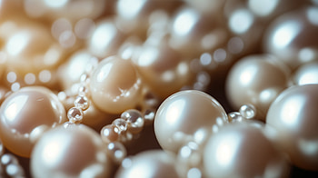 Elegant Perls: A Stunning Ultra, pearl, jewelry, luxury HD wallpaper