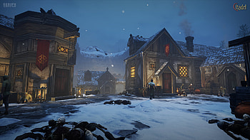 Graven Game Winter Village, video game, Graven HD wallpaper