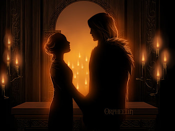 the promise, man, house, , woman, fantasy, abstract, love, candles, romantic HD wallpaper
