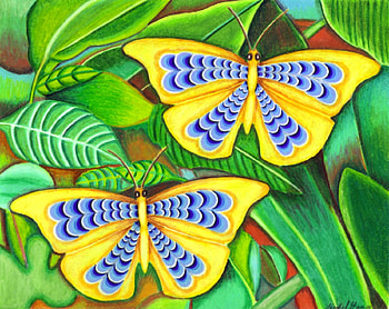 Twin Butteflies, butterflies, butterfly HD wallpaper