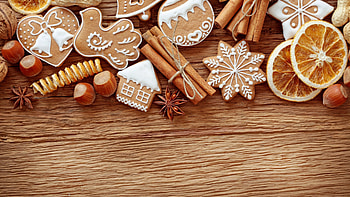 Festive treats, Christmas sweets, Yummy indulgence, Sweet holiday HD wallpaper
