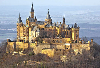 Hohenzollem Castle...Germany, old, fortress, castle, war HD wallpaper
