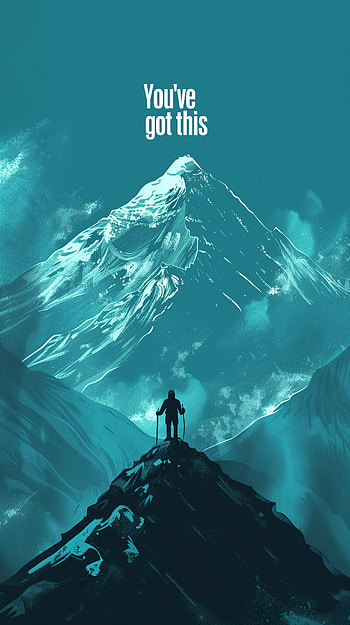 Motivational Mountain Summit , motivational, inspirational HD phone wallpaper