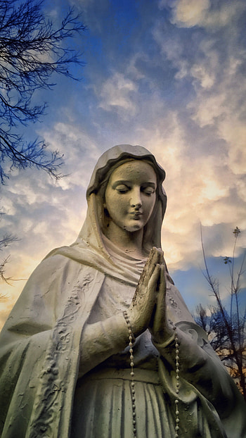 Mother Mary, Jesus HD phone wallpaper