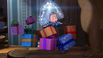 Cartoon, Masha And The Bear HD wallpaper