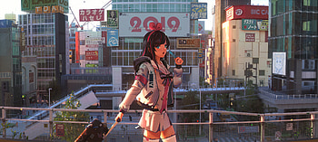 Anime Girl Moving Out , anime-girl, anime, artist, artwork, digital-art, artstation HD wallpaper