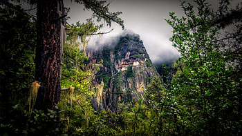 Tiger's Nest, Bhutan, Hiking, Temples HD wallpaper