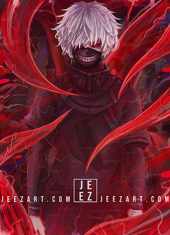 Ken Kaneki, Tokyo Ghoul, fanart HD phone wallpaper