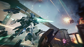Mecha BREAK Ultra – Epic Mecha Battle Scene from Video Game, video game HD wallpaper