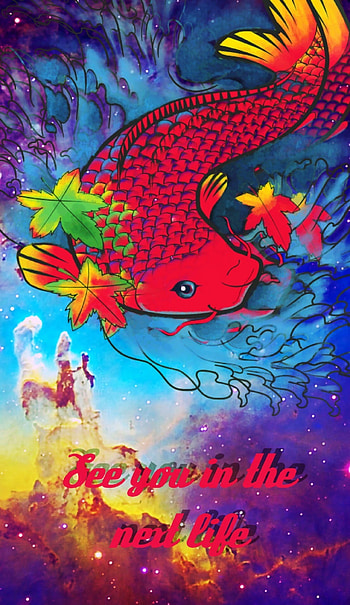 background trippy tumblr tumblr edits dope trill illesteva og pixlr fish galaxy popular HD phone wallpaper