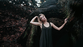 Girl Forest Portrait , girls, portrait HD wallpaper