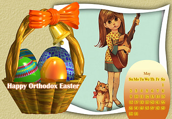 Orthodox Easter, holiday, happy, easter, spring, seasons HD wallpaper