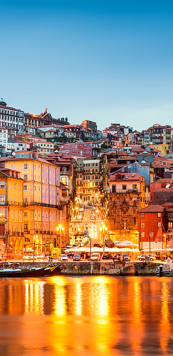 Portugal, , Porto, City, Architecture, Colorful, Light, House, Cities HD phone wallpaper