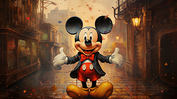 Mickey Mouse - Cheerful Disney Vibes, Mickey Mouse, movie, Disney HD wallpaper